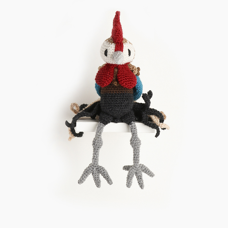 Amigurumi Crochet Yokohama Cockerel Bird
